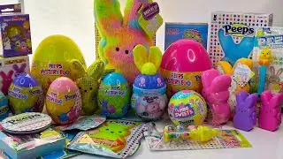 40 min ASMR Peeps Surprises Satisfying Unboxing / Easter Activities & Eggs Coloring 🐥🐰🪺