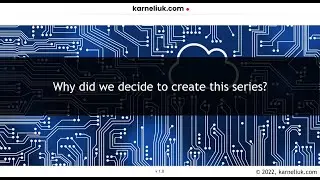 #003. Why did we decide to create these series?