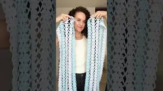 Blusa con solo 2 rect&aacute;ngulos a crochet 🥰