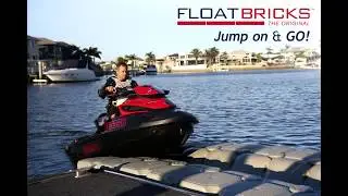 FloatBricks Sea-Doo Jet Ski Dock - Jump on & GO