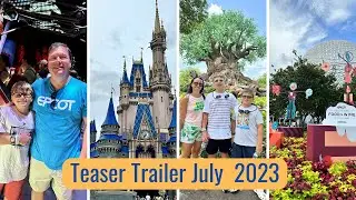 Teaser Trailer Walt Disney World Vlogs | July 2023 #waltdisneyworld #disneyvlogger #disneyyoutube