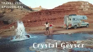 The eruption of Crystal Geyser - Green River - Utah  LeAw in the USA //Ep.35