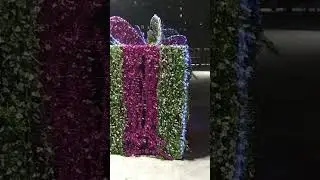 The decoration is like a gift box for the Vostok-1 microdistrict, but there are few LEDs on it. D...