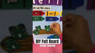 How to Make a Felt Board - Cricut Tutorial for Beginners #cricutmade #cricutdiy #cricut #feltboard