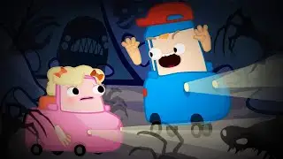 The cars and Grandpa the Excavator explore a cave and find their little brother's toy.