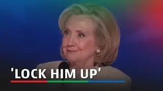 Crowd chants 'Lock him up!' during Hillary Clinton speech | ABS-CBN News