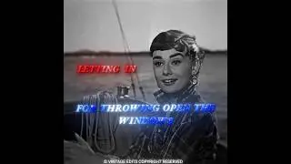 SABRINA 4K EDIT #edit #vintage #aestheticedit #audreyhepburn