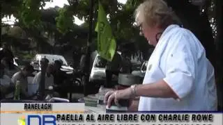 Paella al aire libre con Charlie Rowe