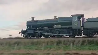 Odney manor (7828) passing blue anchor field puffing along
