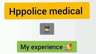 Hp police medical test 2025 | My experience 🫡
