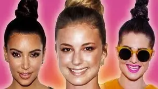 Hot Celebrity Hair Style for Fall 2012: The Twisty Top Knot How-To!