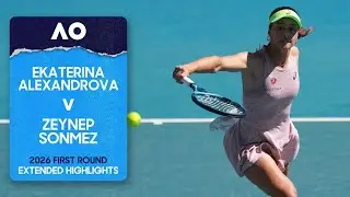 Ekaterina Alexandrova v Zeynep Sonmez Extended Highlights | Australian Open 2026 First Round