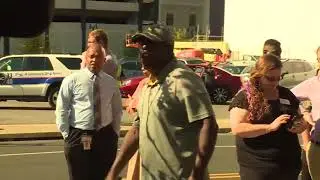 Birmingham mayor and community activist exchange words after BJCTA news conference
