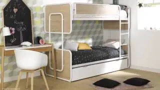 Lit Superpos&eacute; Adolescent et Enfant SPIRAL - Ma Chambre d'Enfant