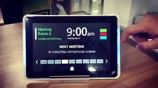 WA Series Meeting room interactive digital signage with light sign