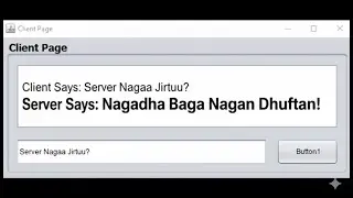 GUI Client Server Tutorial Records java part 2