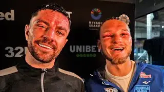 WARRIORS Mark Chamberlain & Jack Rafferty EMBRACE after BRUTAL BATTLE
