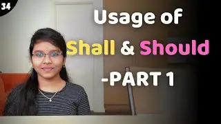 34 - Usage of Shall and Should Tamil - PART1 | Example Sentences | Spoken English in Tamil