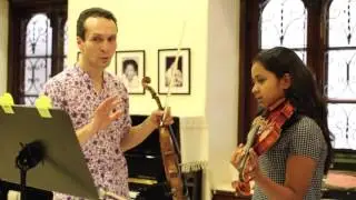 Violin masterclass at Mehli Mehta Music Foundation in Mumbai