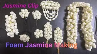 Foam Jasmine Looks like real!! How to make artificial Jasmine? 
