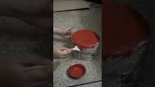 Making a fake cake prop for birthday shoot part 2
