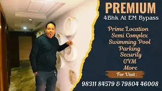 1663 SQFT 4Bhk Premium Flat At EM Bypass | Root Realty | Premium Flat Kolkata