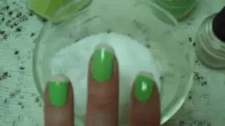 Green Margarita Manicure