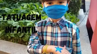 TATUAGEM INFANTIL || Theo faz uma tatuagem na m&atilde;o