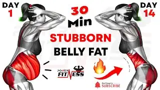30 Min Standing Flabby Stomach Workout to Lose That STUBBORN BELLY FAT