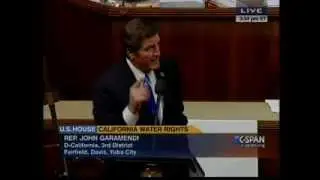 Rep John Garamendi defends California Water Rights