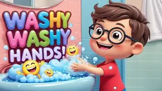 🧼 Washy Washy Hands! 🚿 | Learn How to Wash Hands the Fun Way! 🎶 by ToonleyToon