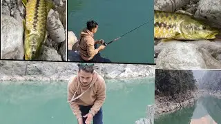Fishing Trip At Trishuli River Near By Kurintar Cable Car 🚠 in Nepal #fishing #fish #fishing