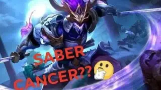 Saber gameplay|Moblie Legends|Cancer?Iyak kapaban😆😆