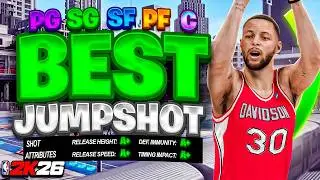 BEST JUMPSHOTS for ALL BUILDS & 3PT RATINGS in NBA 2K26! AFTER PATCH HIGHEST GREEN WINDOW