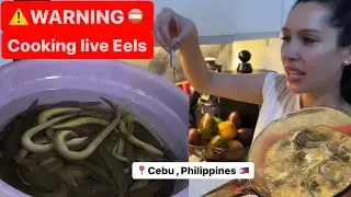 ⚠️Warning: Cooking Live Eels \ Bakasi