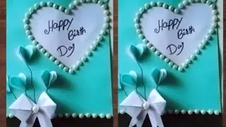 White Paper Birthday Gift Ideas/ Birthday Card DIY/ Handmade Birthday Card Ideas/ Easy Birthday Gift
