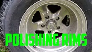 How to polish rims use Jay Leno products and White Diamond Metal Polish. obs chevy build