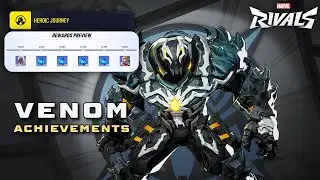 VENOM Heroic Journey Achievements (Grip of Hunger, Broken Bond) in Marvel Rivals.