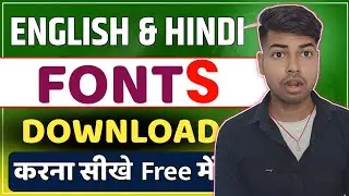 How to Download English & Hindi Fonts in 2026