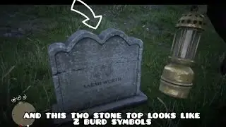  New clue found at valentine.bird symbols grave stones.rdr2 spider web mystery. #spiderweb
