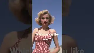 Beach Babe Marilyn Monroe Polka-dot Bathing Suit Cosplay