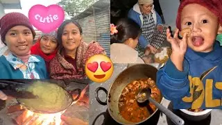 #FAMILYDINNER with dhido ❤❤#OURselfy #tamangnisanu #vlogs 