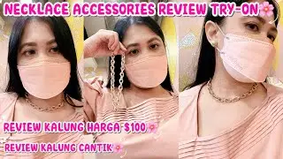 Review kalung rante necklace accessories TRY-ON #fypシ゚viral #viralvideo #aksesoris 