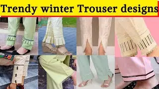 Winter Trouser Design 2022 | Trendy winter Trouser designs ideas #design  | Trending Zone