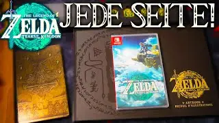 Das AUSFÜHRLICHSTE UNBOXING der Zelda TOTK Collectors Edition (Jede Seite des Artbooks) 🤯