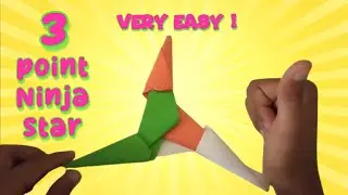 3-Point Ninja Star in Action! | Ultimate Throwing Weapon Test