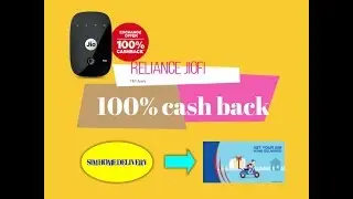 JIO 100% CASH BACK OFFER ON JIOFI HOTSPOT DEVICE