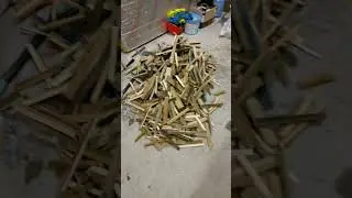 Pallet and  kindling  And  BAGS