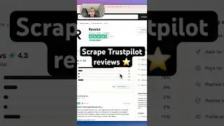 ⭐️ How to scrape Trustpilot reviews for free!