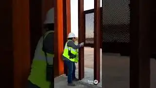 The US is building a huge wall on the border